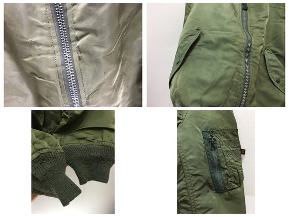 Vintage Alpha Industries Reversible Jacket Made U… - image 5
