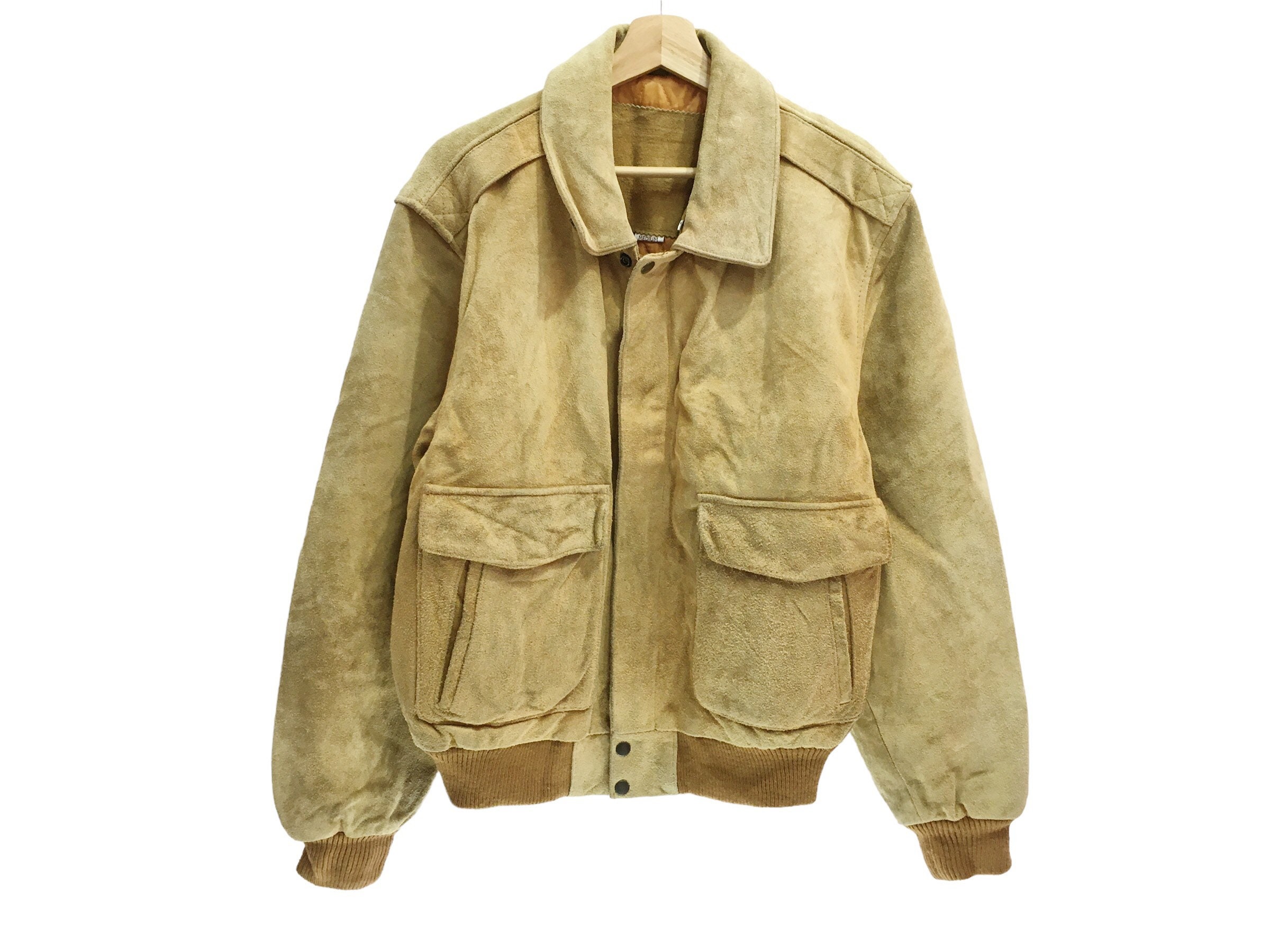 ヴィンテージ　ジャケット 楽天市場】【新色追加】ヴィンテージレザーライクA2フライトジャケット