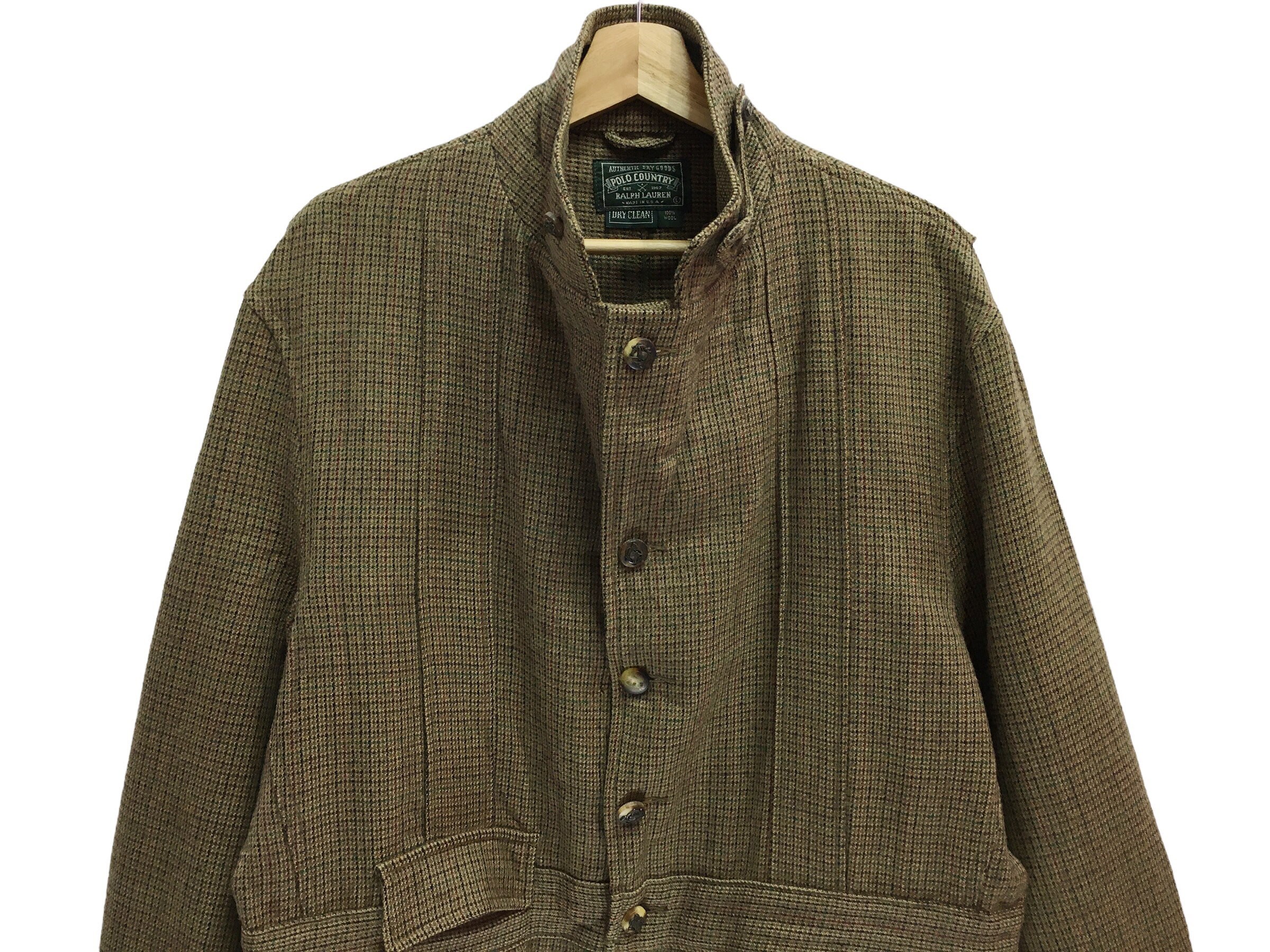 ジャケット・アウター 80s ralph lauren vintage Pcoat 100% wool Vintage Polo Country Ralph Lauren Polo Ralph Lauren Coat