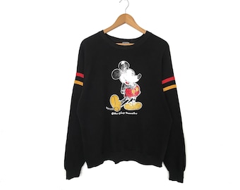 Vintage 90s Mickey Mouse Disney Cartoon Pullover Jumper Sweatshirt