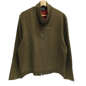 Vintage APC Plain Jacket Zip Up Nice Design
