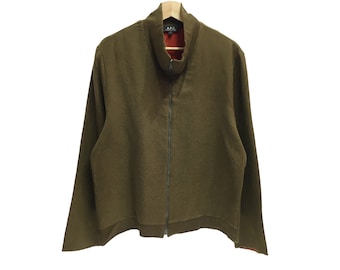 ジャケット・アウター A.P.C. Wool Serge PeaCoat Made in France Vintage A.P.C Wool Pea Coat Made in France Men's Small Size