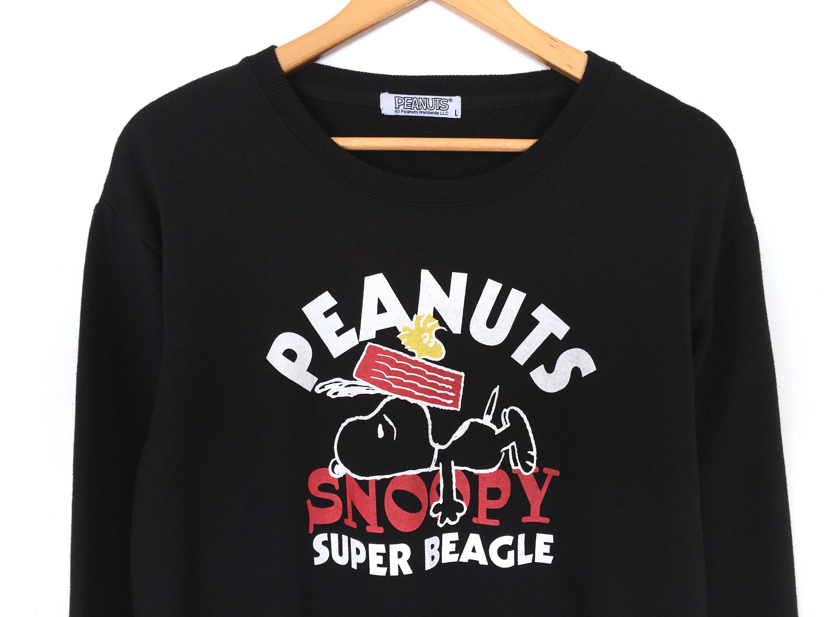 Snoopy Woodstock Peanuts Cartoon Pullover Jumper Sweatshirt - Etsy