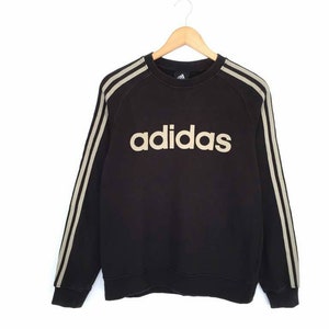 Vintage Adidas Spellout Jersey Jumper Sudadera Tamaño M