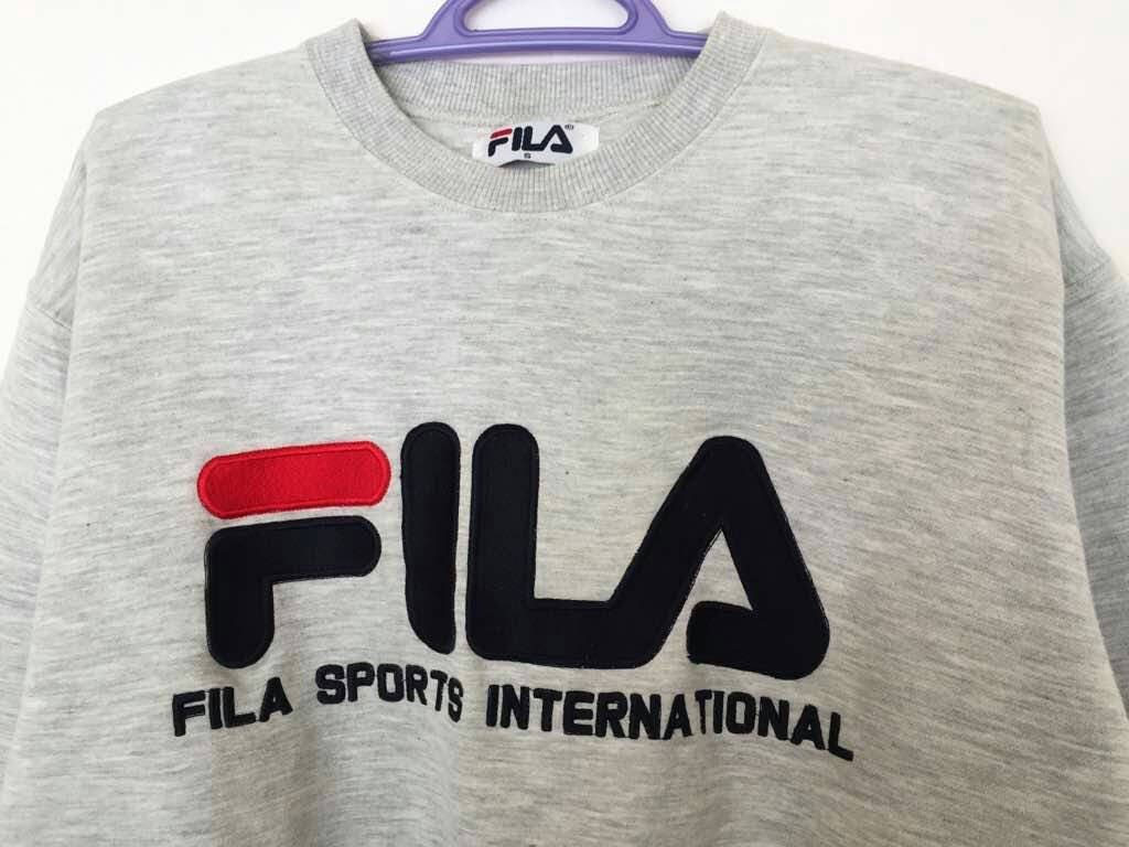 Rare Vintage Fila Sport Big Logo Spellout Embroidery | Etsy