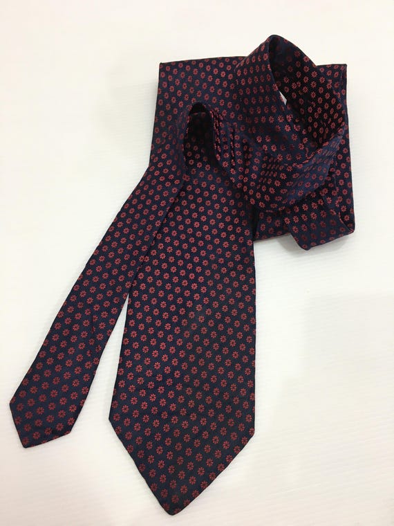 Cravate Homme PAUL SMITH - Soie 100% - Rayures Rouges - Occasion