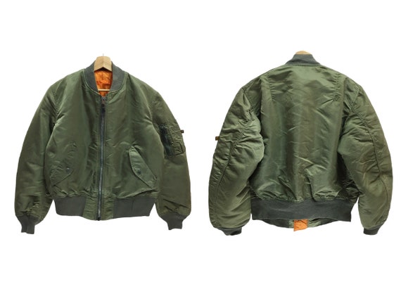 Vintage Alpha Industries Reversible Jacket Made U… - image 1