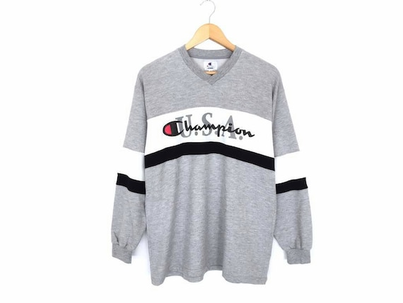 Champion clearance pinstripe sweatshirt