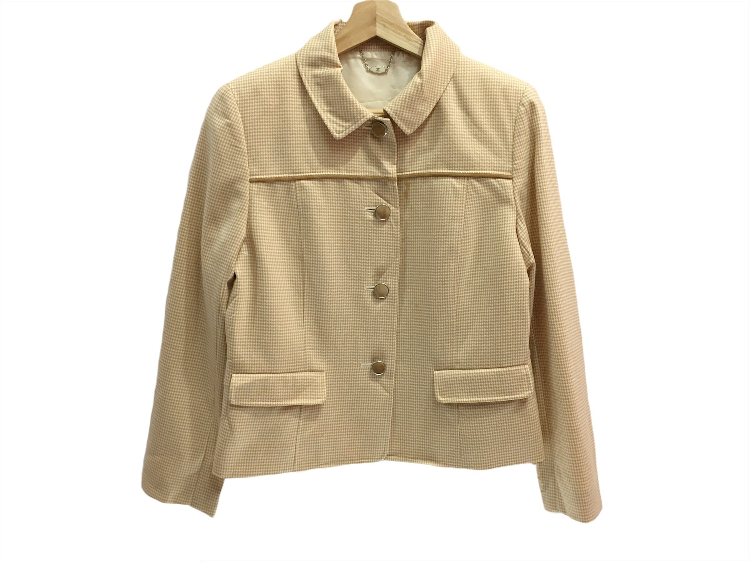 Courrèges paris パッチポケットジャケット クレージュ ブラウン Courrèges paris パッチポケットジャケット クレージュ ブラウン｜