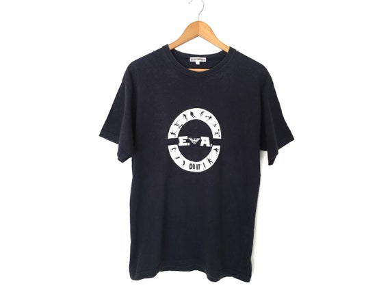 Armani small logo t shirt clearance
