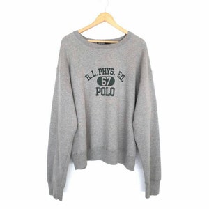 Rare!! Vintage Polo Ralph Lauren Polo RL Pullover Jumper Sweatshirt