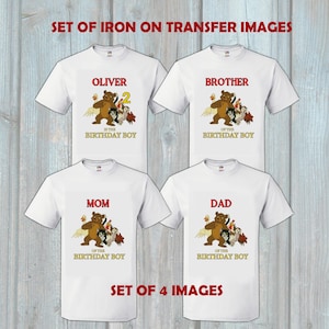 Little Bear Iron on Transfer Images,  Cartoon Set of Images for the Family