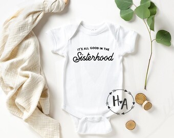 Sisterhood | Little Sister Shirt / Little Sister Onesie® / Little Sis Shirt / Baby Announcement/Bodysuit/Gender Reveal/It's A Girl/Gift