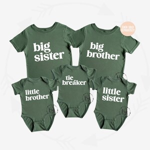 Matching Sibling Shirts, Brother Sister Shirts, Big Brother Little Sister, Big Sister Little Brother, Sibling Announcement Shirts, Gift
