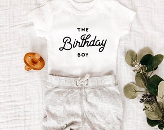 baby boy first birthday onesie