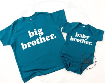 Big Brother Shirt, Baby Announcement Shirt, Baby Brother Bodysuit, Matching Brother Shirts, New Brother Gift