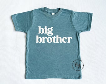 Big Brother Shirt, Biggest Brother Shirt, Middle Brother Shirt, Matching Brother Shirts, Brother Announcement, New Brother Gift