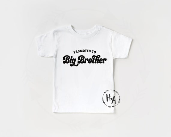 Promoted To Big Brother Shirt - New Baby Announcement Gift Promoted To Big Brother Shirt - New Baby Announcement Gift