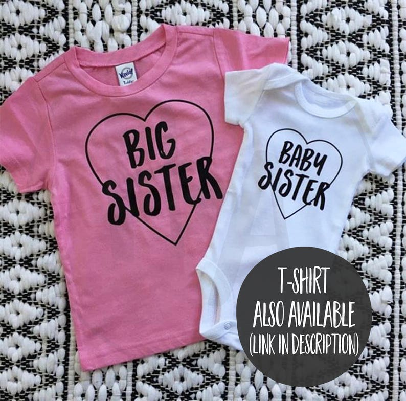 Baby Sister Onesie®/bodysuit Baby Announcement / Sibling - Etsy