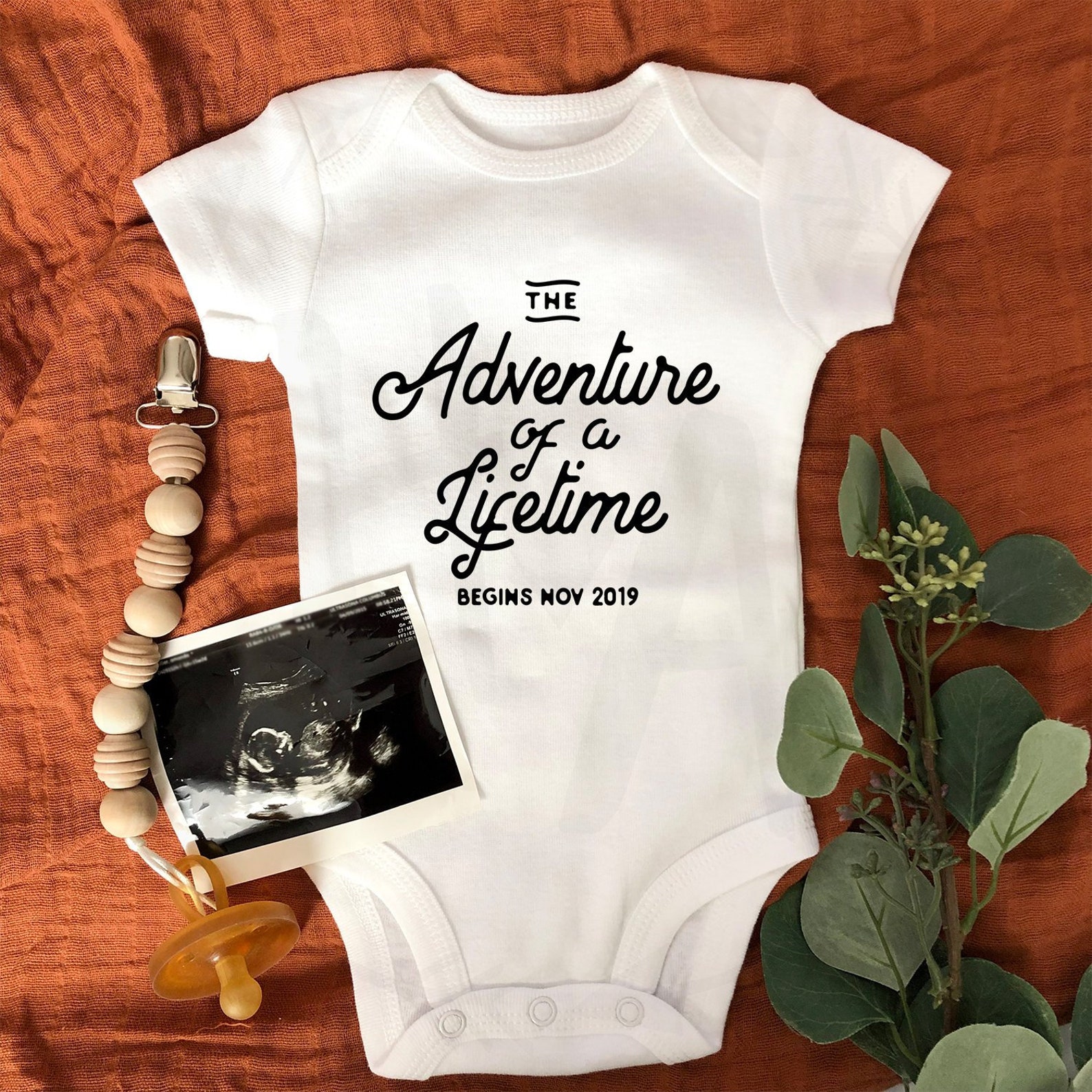 Personalized Pregnancy Announcement Onesie®/baby Onesie® Etsy