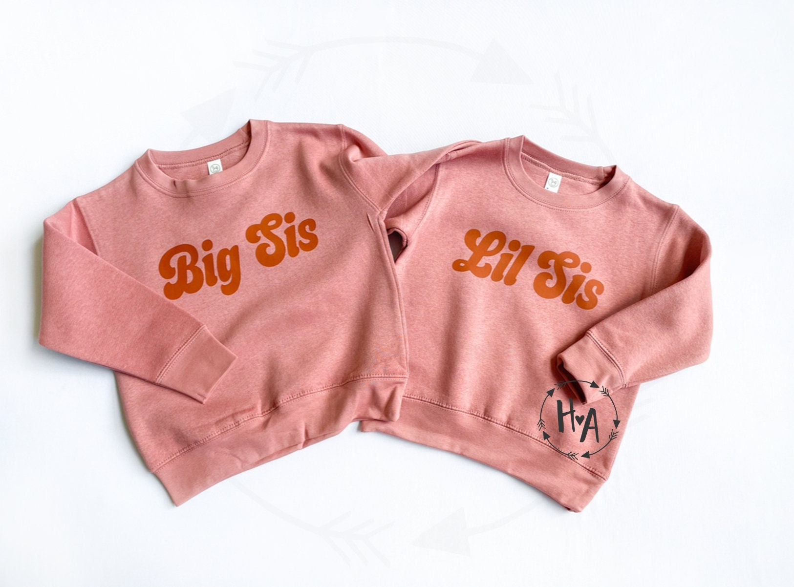 Big Sis Sweatshirt Lil Sis Sweatshirt passende Schwester Shirts Big Sister Ankundigung Pullover neue Schwester Geschenk Schwester Pullover Etsy
