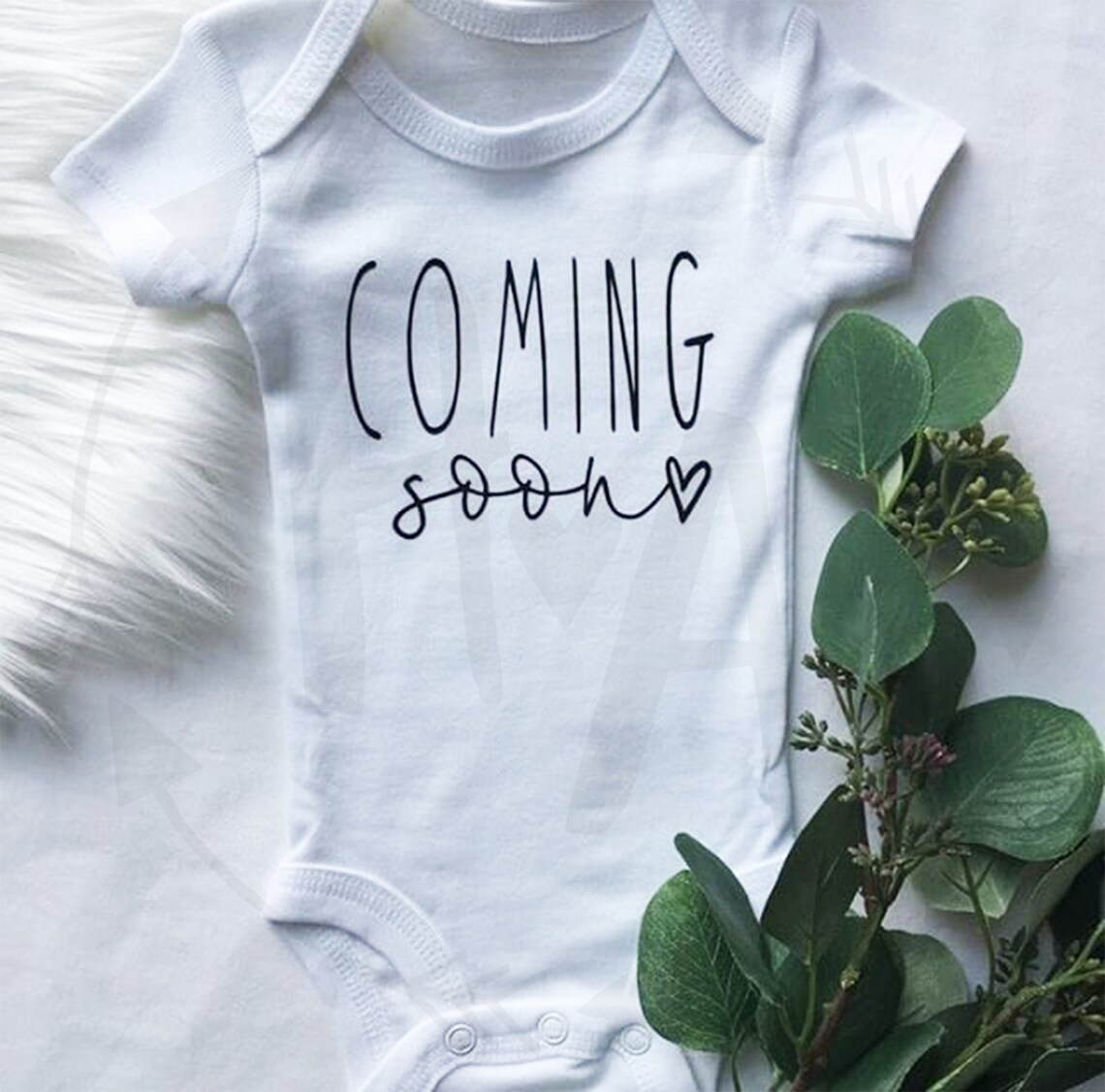 Coming Soon Baby Announcement Onesie® /pregnancy Announcement Etsy