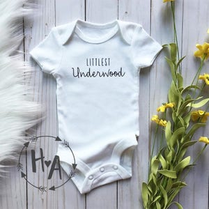 Custom Baby Announcement Onesie®/Bodysuit/Personalized Pregnancy Announcement Onesie®/Going Home Outfit/Baby Boy/Baby Girl/Newborn Gift image 6