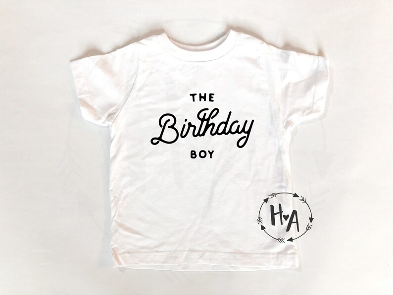 The Birthday Boy Shirt/boys Birthday Shirt/boys Birthday Party Etsy
