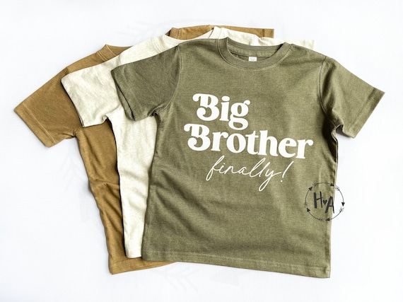 Big Brother Finally T-Shirt Gift Big Brother Finally T-Shirt Gift