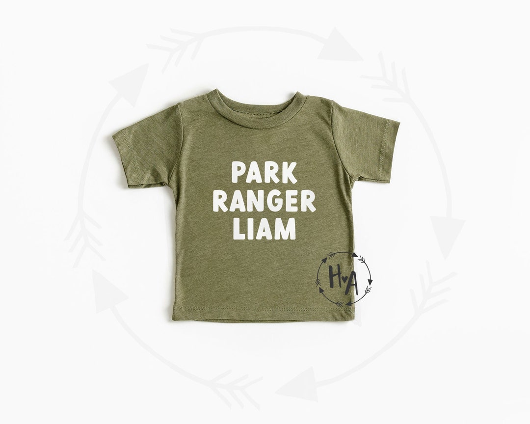 Park Ranger Toddler Shirt,personalized Kids Park Ranger T-shirt,kids ...
