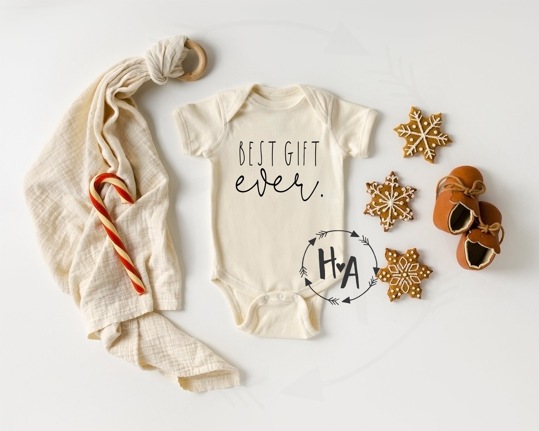 Best Gift Ever Baby Announcement Onesie Pregnancy Announcement