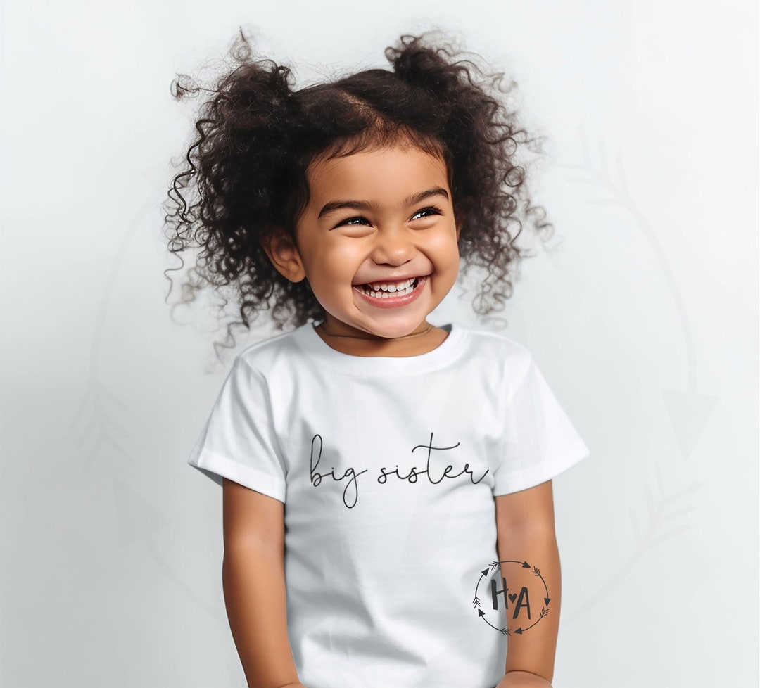 Big Sister Shirt Big Sister Announcement Shirt Baby Etsy