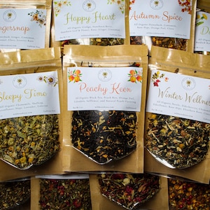 Sampler Sets | 4 Pack | 8 Pack | Organic Loose Leaf Tea | Mix & Match