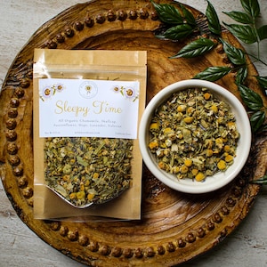 Sleepy Time | Organic Loose Leaf Tea | Nighttime | Bedtime Blend | Caffeine Free