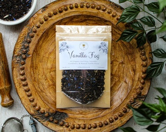 NEW Vanilla Fog | Organic Loose Leaf Tea | Earl Grey | London Fog | Vanilla & Bergamot | Naturally Caffeinated