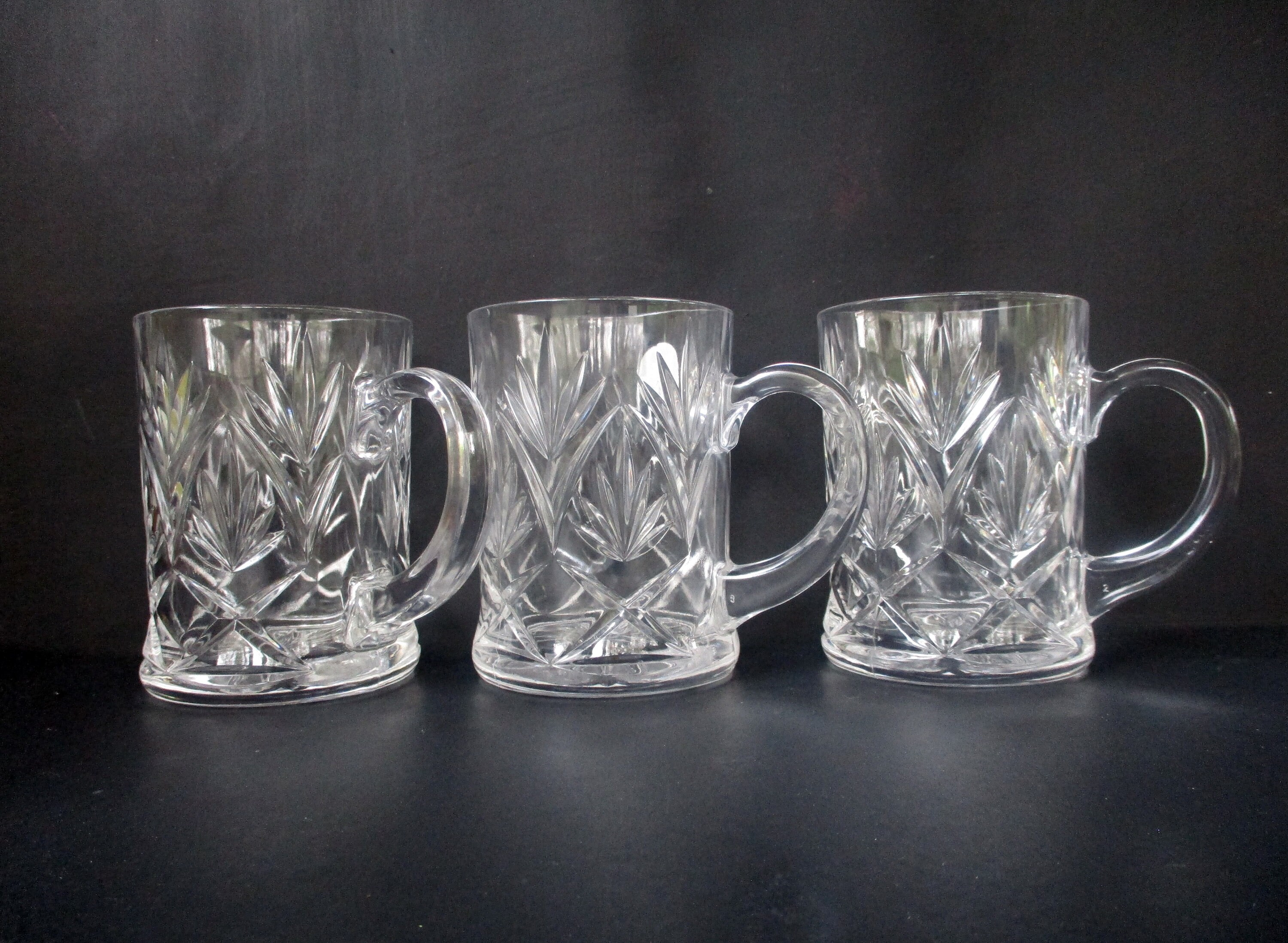 Crystal glass coffee mugs discount