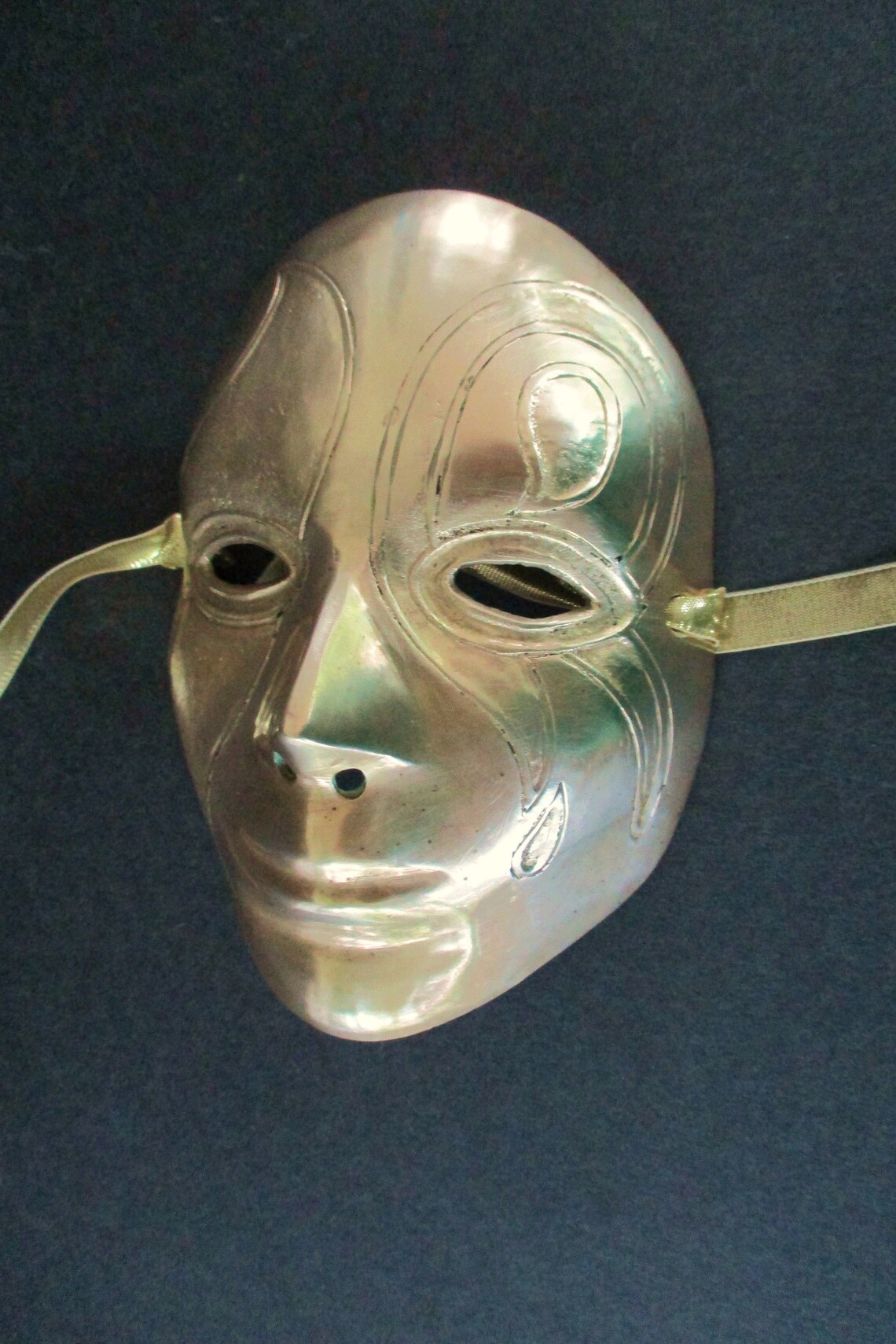 Brass Face Mask Brass Art Wall Hanging Decorshand Made Girl Etsy