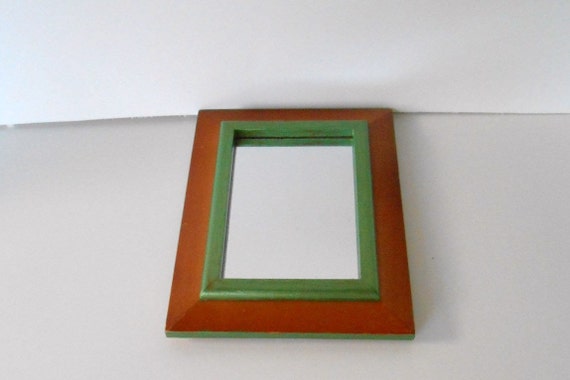 Vintage Small Hanging Mirror Wall Rectangle Green And Brown Vintage Small Hanging Mirror Wall