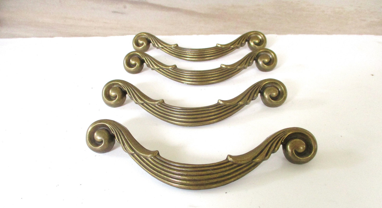 Drawer Handles 4 Large Drawer Pulls keeler Brass Co. Dresser Etsy