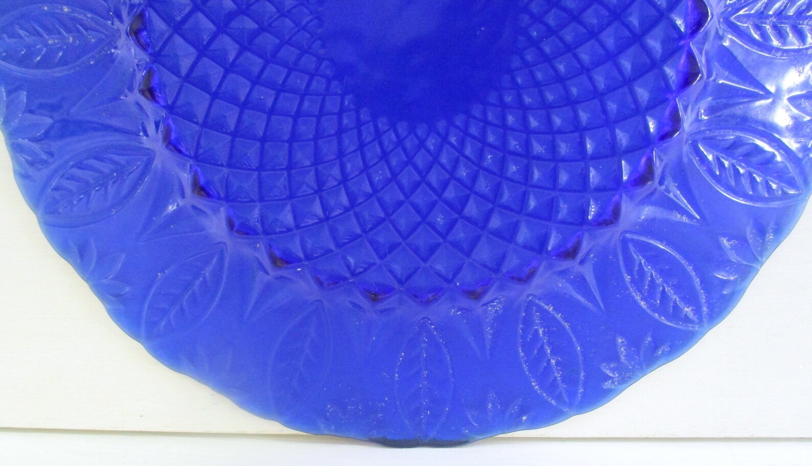 Vintage Cobalt Blue Dessert Platesset of 4 Saladfruitsnack Etsy UK
