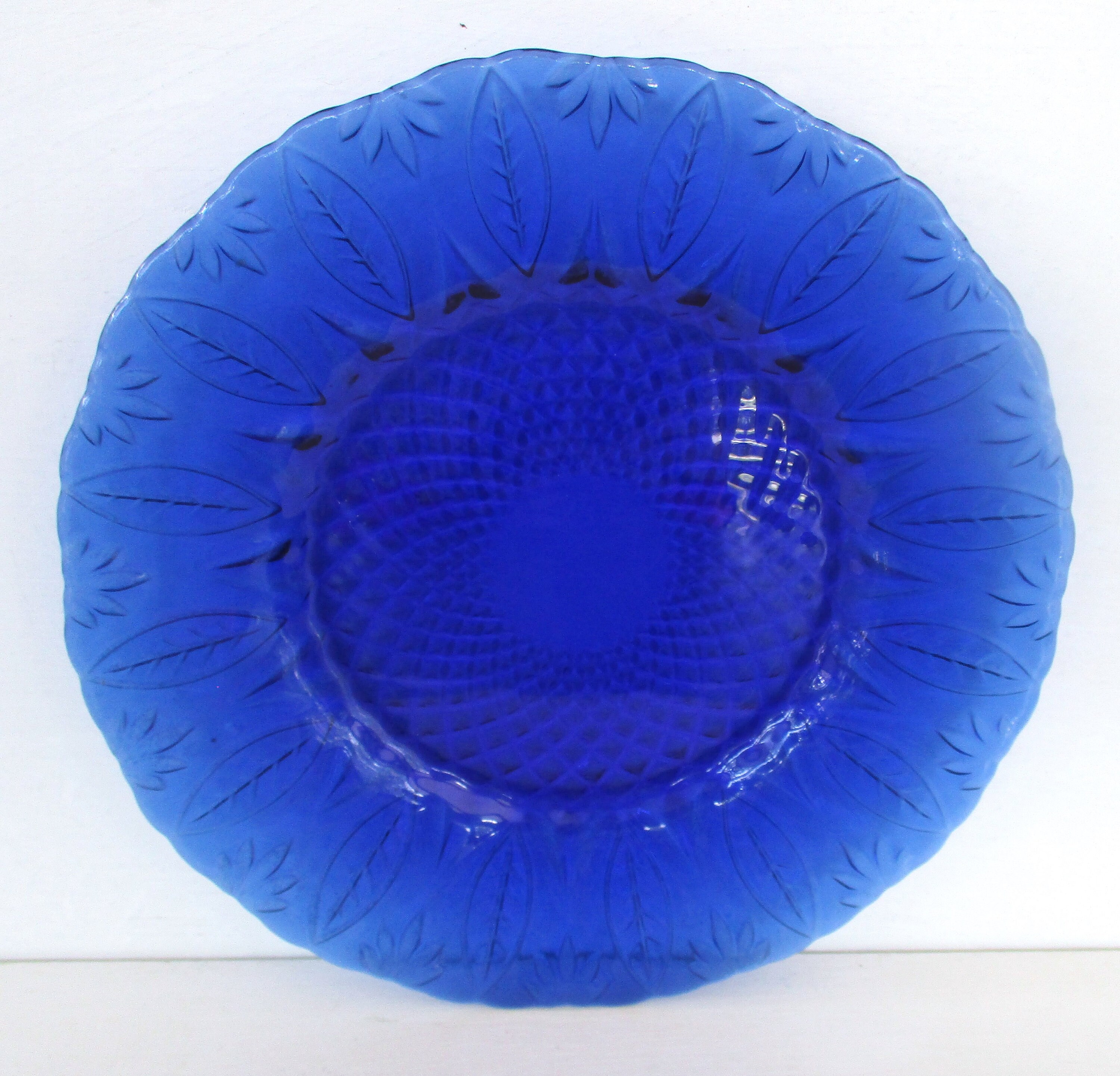 Vintage Cobalt Blue Dessert Platesset of 4 Saladfruitsnack Etsy UK