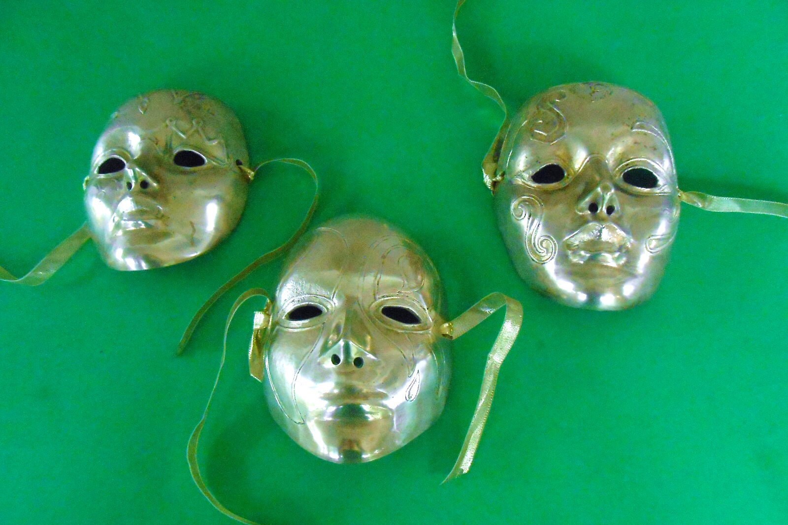 Brass Face Mask Brass Art Wall Hanging Decorshand Made Girl Etsy UK