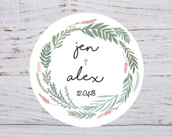 Wedding stickers | Etsy