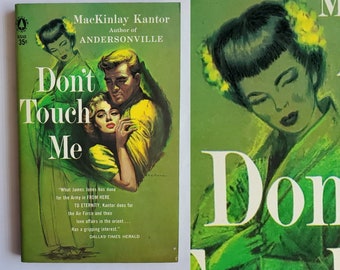 Vintage 1960s Pulp Fiction Paperback Book - Don't Touch Me - 60s Home Decor - 60s Paperback Books