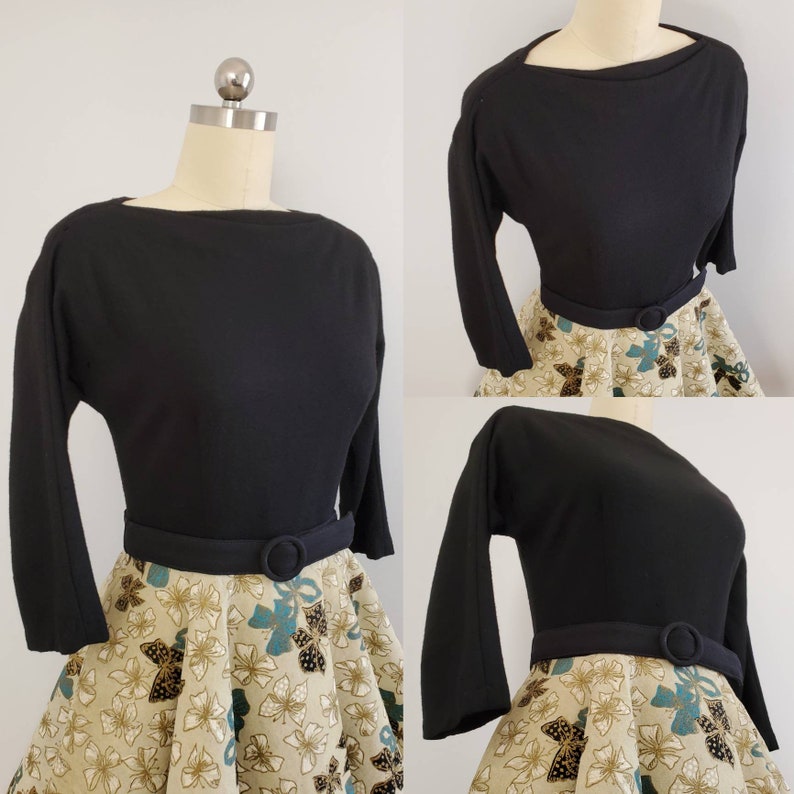 1950s Cotton Sundress by Murray K California 50s Cotton Day Dress 50's Women's Vintage Size XS image 4