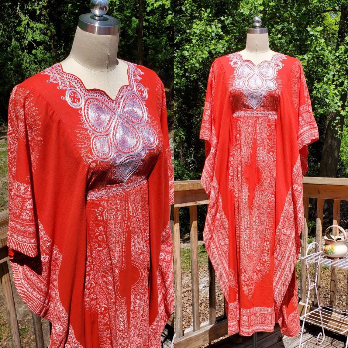 1970s Kashmirie hand Embroidered Wool Caftan main image 1