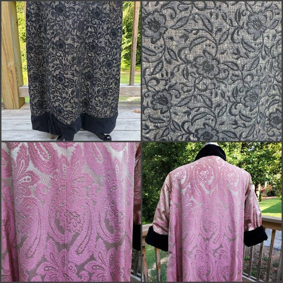 1920s Opera Coat Reversible Brocade 20's Flapper … - image 5