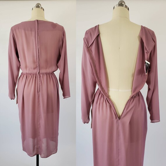 1970s NOS Semi-sheer Dress by Joy Stevens Collect… - image 7