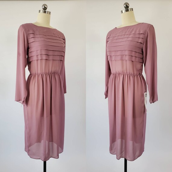 1970s NOS Semi-sheer Dress by Joy Stevens Collect… - image 3