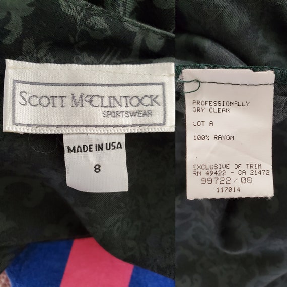 1980s Scott McClintock 80s Jacket, Blouse and Ski… - image 9